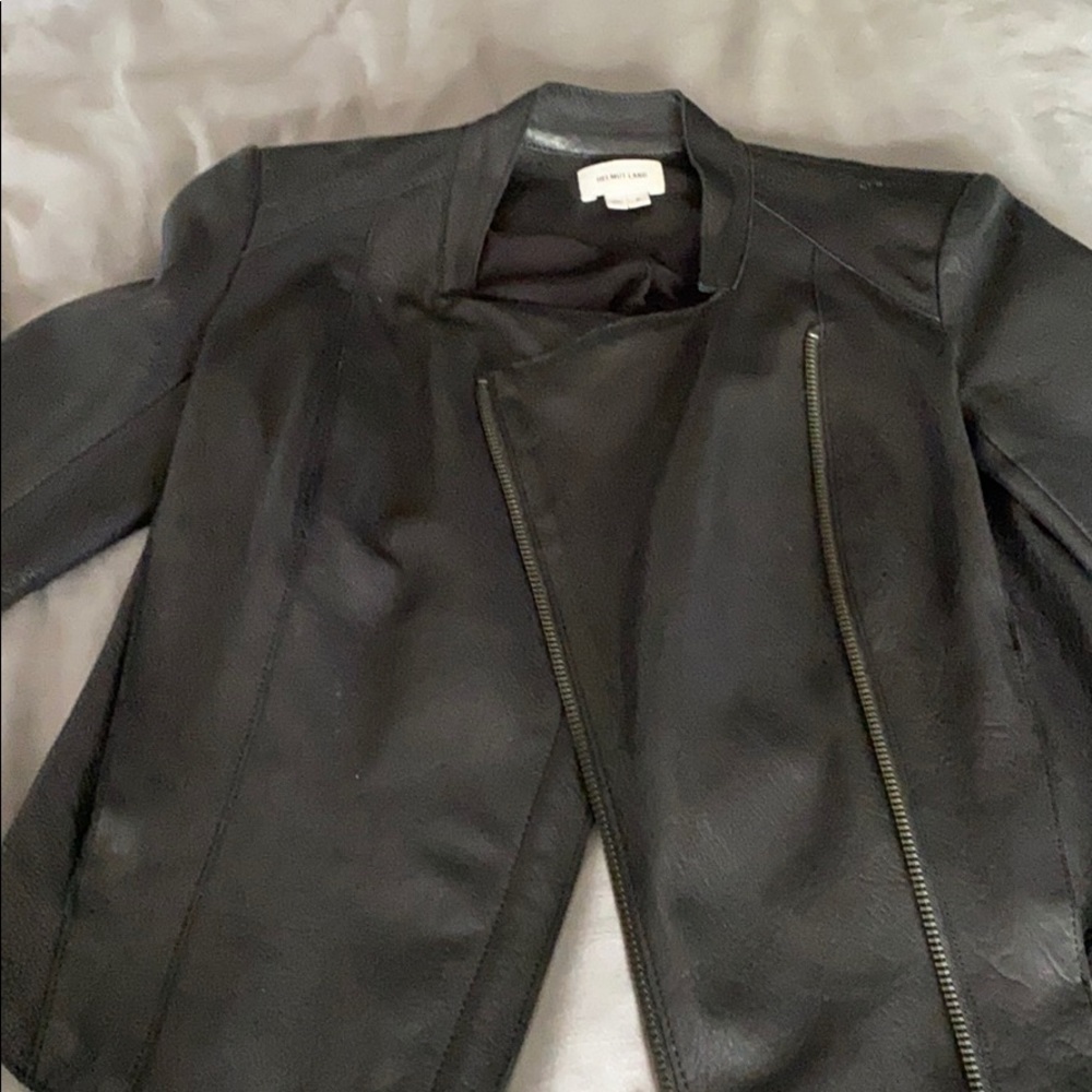 Leather jkt